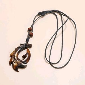 Mens Fishhook Necklace